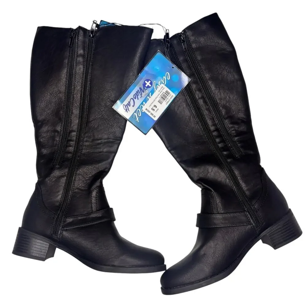 Easy street Jewel Black Knee-High Boots